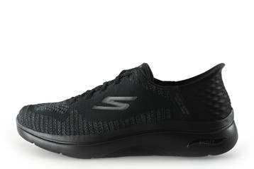 Skechers Instappers in maat 45 Zwart, Kleding | Heren, Schoenen, Verzenden, Zwart, Overige typen, Zo goed als nieuw