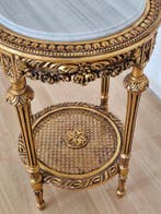 Table dappoint - Bois, Marbre