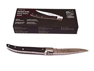 Laguiole - Pocket Knife - Black Ebony Wood - style de -, Antiek en Kunst
