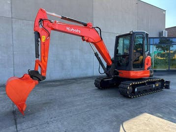 Veiling: Midigraafmachine Kubota KX163-5 Diesel 2017, Ophalen