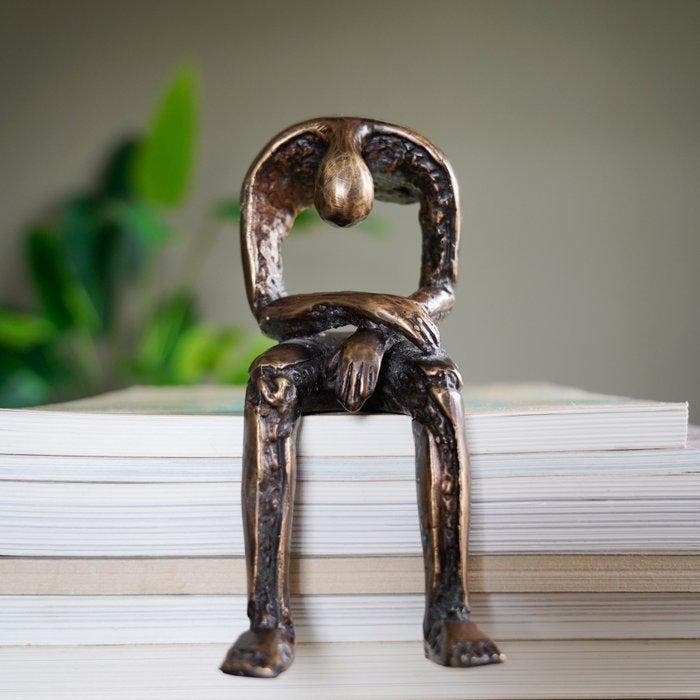 sculptuur, NO RESERVE PRICE - Modern Bronze Sculpture -, Antiquités & Art, Art | Objets design