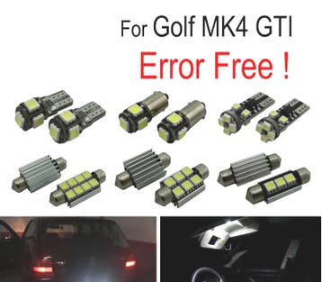 KIT 15 AMPOULES LED INTÉRIEUR POUR VOLKSWAGEN VW GOLF 4 MK4, Verzenden
