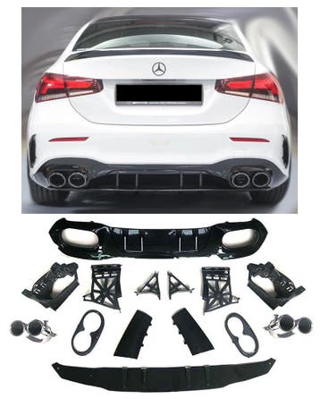 Geschikt voor Mercedes V177 A-Klasse Limousine diffuser + ui, Verzenden