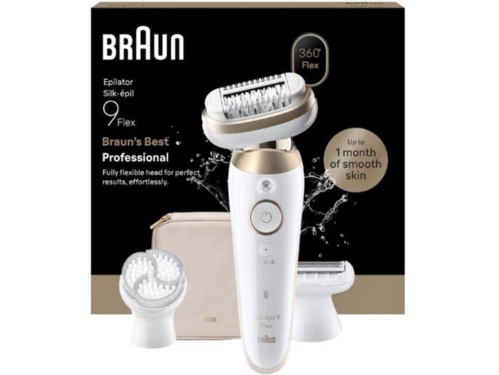 Braun Silk-épil 9-060 3D - Epilator - Douchebestendig - Wit, Elektronische apparatuur, Persoonlijke Verzorgingsapparatuur, Zo goed als nieuw