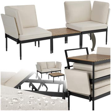 Tuinset Magaluf, 5-in-1-functie, aluminium frame, Tuin en Terras, Verzenden, Nieuw
