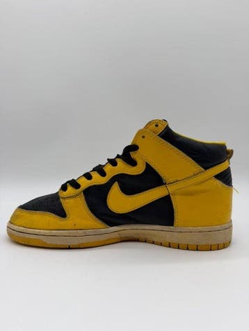 Nike - Nike Dunk High Black Yellow 2007 - Sneakers - Maat:
