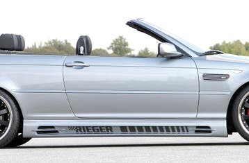 Rieger side skirt (185mm) | 3er E46: 02.98-12.01 (tot Faceli, Verzenden