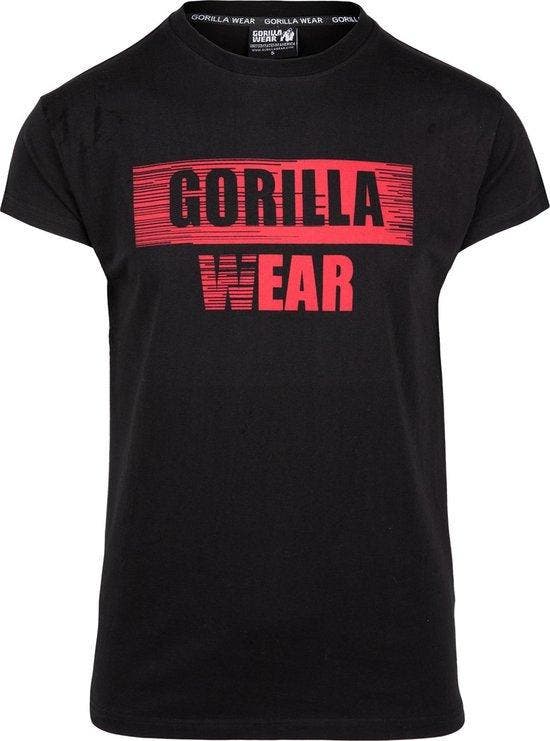2dekans | Gorilla Wear Murray T-shirt - Zwart - M, Kleding | Heren, Sportkleding, Ophalen of Verzenden