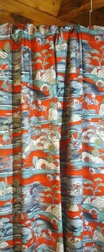 Tessuto Jim Thompson-stijl Art Nouveau Oriëntaals -