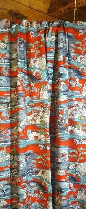 Tessuto Jim Thompson-stijl Art Nouveau Oriëntaals -