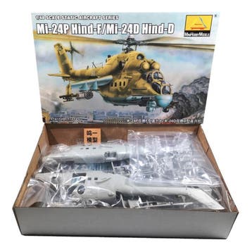 1:48 Schaal Mil Mi-24P Hind Gevechtshelikopter - Bouwkit, Hobby en Vrije tijd, Verzenden, Nieuw