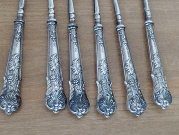 Fruitmes (6) - .925 zilver, Antiek en Kunst, Antiek | Zilver en Goud