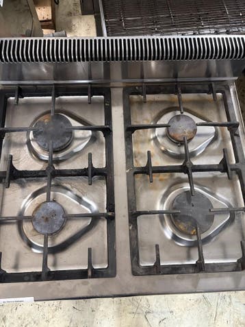 Bertos G7F4E+FG1 Gasfornuis met Oven, Ophalen of Verzenden