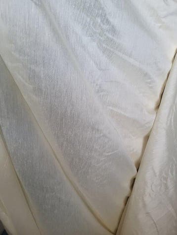 Prachtige effen zijden stof - Textiel - 580 cm - 320 cm, Antiek en Kunst