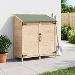 vidaXL Tuin Shed Naturel 106,5 x 56 x 113,5 cm Bewerkt hout, Verzenden, Nieuw