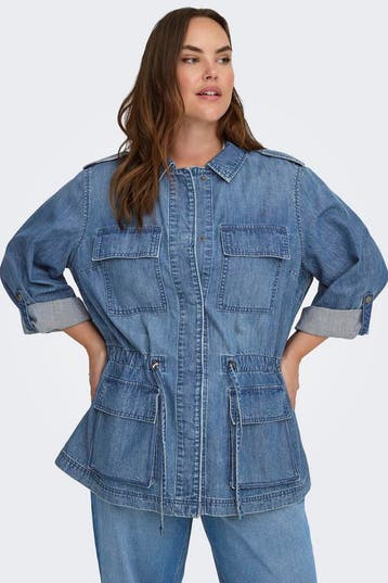 ONLY denim jasje lange mouw44Maat 42/44 (L), Kleding | Dames, Verzenden, Nieuw, Maat 42/44 (L), Overige kleuren