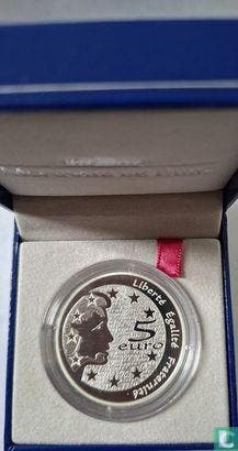 Frankrijk 5 euro 2004 (PROOF) La Semeuse, Verzenden, Goud, 5 euro, Frankrijk