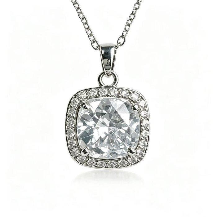Zonder minimumprijs - Halsketting - 18 karaat Witgoud, Bijoux, Sacs & Beauté, Colliers