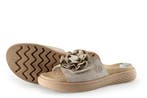 Rieker Muiltjes in maat 39 Beige, Kleding | Dames, Schoenen, Verzenden, Beige, Zo goed als nieuw, Rieker
