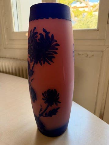 Harrach - Vaas - Glas - Antieke Jugendstil