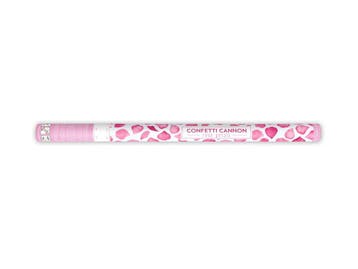 Confetti Kanon Roze Rozenblaadjes 80cm, Verzenden