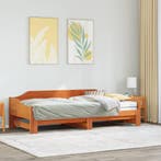 vidaXL Slaapbank met onderschuifbed 90x200 cm massief, Huis en Inrichting, Verzenden, Nieuw
