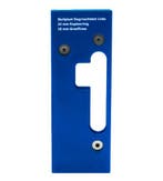 Boormal sluitplaat dag/nachtslot links, Doe-het-zelf en Bouw, Nieuw