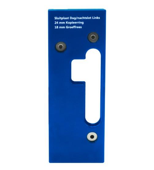 Boormal sluitplaat dag/nachtslot links, Bricolage & Construction, Bricolage & Rénovation Autre