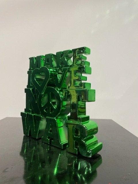 Van Apple - Make Love Not War, Antiquités & Art, Art | Objets design