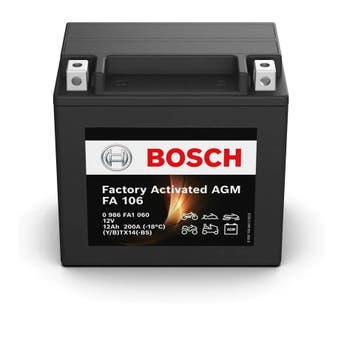 Bosch FA106 AGM motoraccu, 12 V, 200 A, 12 Ah, geschikt v..., Ophalen of Verzenden