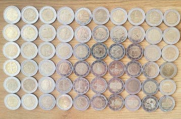 Europe. 2 Euro 2001/2026 (60 coins) (Sans prix de réserve)