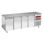 Koeltafel, geventileerd, 4 deuren EN 600x400 - Top in granie, Verzenden