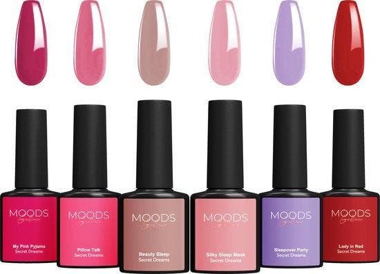 2dekans | Moods Gellac 6-delige Set - Gel Nagellak - 8ML -, Handtassen en Accessoires, Uiterlijk | Cosmetica en Make-up, Ophalen of Verzenden