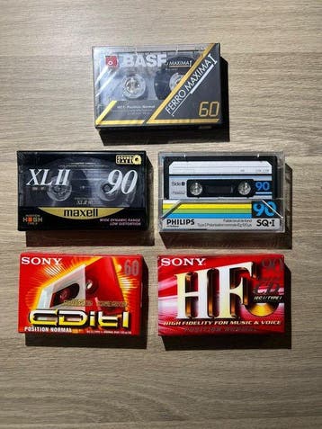 Sony, Philips, TDK, Maxell, BASF, Fuji - CDit I 90 - CDing, Nieuw