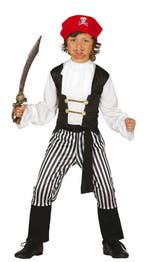 Piratenpak Kind Gestreept, Verzenden