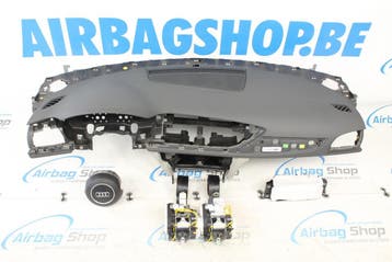 Airbag kit Tableau bord bleu gris grande ceinture Audi A6 4G, Utilisé, Audi