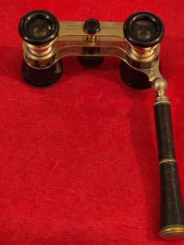 Zoom binoculars - Opernglas mit Lorgnette - 1850-1900 -