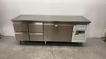 Table de travail réfrigérée Saro en acier inoxydable, 4, Verzenden, Nieuw in verpakking
