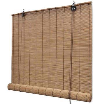 vidaXL Rolgordijn 120x160 cm bamboe bruin, Huis en Inrichting, Stoffering | Gordijnen en Lamellen, Verzenden, Nieuw