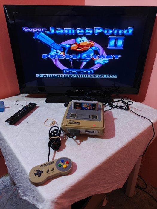 Nintendo - Snes - SNES vintage completo + rara cartuccia, Games en Spelcomputers, Spelcomputers | Overige Accessoires