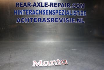 Embleem Manta, hoort op kofferdeksel. (Emblemen, Overig), Verzenden