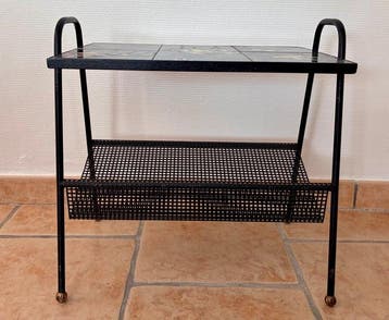 Salontafel - Keramiek, Metaal, Emaille - Salontafel of