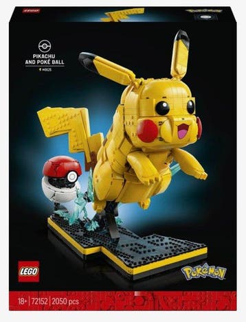 Lego Set - 72152 - Pokémon - Pikachu and Poké Ball