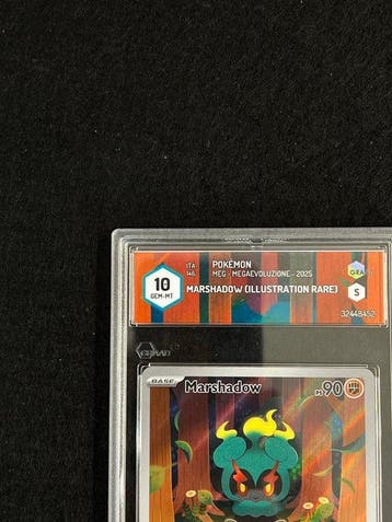 Pokémon Graded card - Marshadow + Pikachu 146/132 Foil,