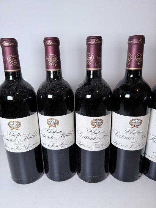 2017 x 4 Château Sociando-Mallet & 1981 x 2 Château, Collections, Vins