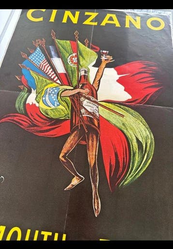 Leonetto Cappiello - Poster Cinzano - Jaren 1970