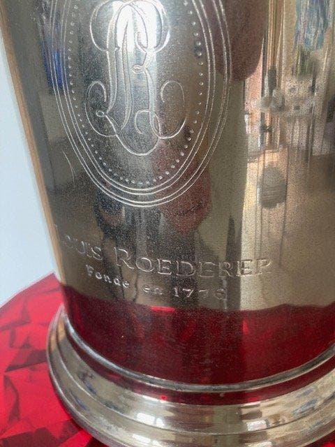 Champagne koeler - Verzilverd - Louis Roederer Champagne, Antiek en Kunst, Antiek | Meubels | Tafels