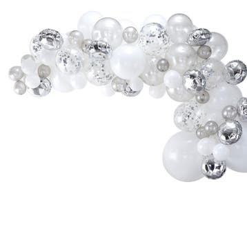 Zilveren Ballonnenboog DIY Set, Verzenden, Nieuw