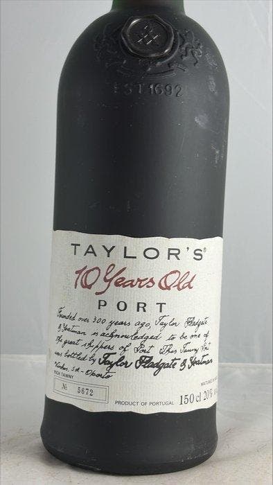 Taylors - 10 years old Tawny - Gebotteld in 1996 - Porto -, Verzamelen, Wijnen
