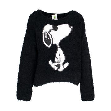 Princess goes Hollywood • zwarte wollen trui Snoopy • 36, Princess goes Hollywood, Verzenden, Zwart, Nieuw